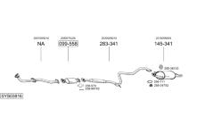 Výfukový systém BOSAL SYS03816