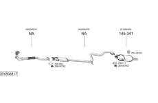 Výfukový systém BOSAL SYS03817