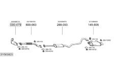 Výfukový systém BOSAL SYS03823