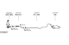 Výfukový systém BOSAL SYS03847