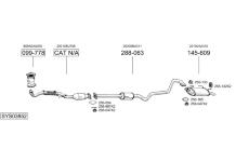 Výfukový systém BOSAL SYS03852