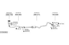 Výfukový systém BOSAL SYS03853