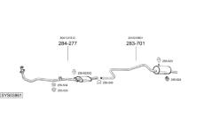 Výfukový systém BOSAL SYS03861
