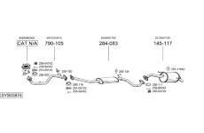 Výfukový systém BOSAL SYS03874