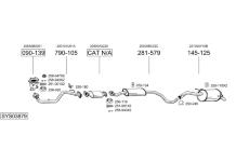 Výfukový systém BOSAL SYS03879