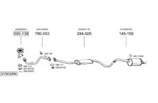 Výfukový systém BOSAL SYS03890