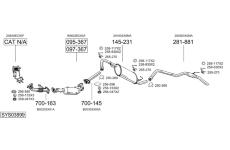 Výfukový systém BOSAL SYS03899