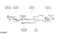 Výfukový systém BOSAL SYS03928