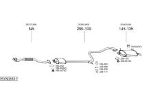 Výfukový systém BOSAL SYS03931