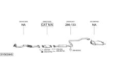 Výfukový systém BOSAL SYS03945