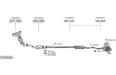 Výfukový systém BOSAL SYS03954