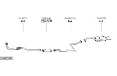 Výfukový systém BOSAL SYS03972