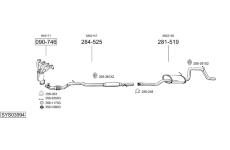 Výfukový systém BOSAL SYS03994
