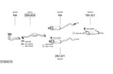 Výfukový systém BOSAL SYS04016