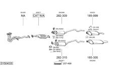 Výfukový systém BOSAL SYS04035