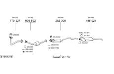 Výfukový systém BOSAL SYS04046