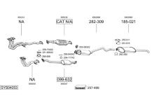 Výfukový systém BOSAL SYS04053