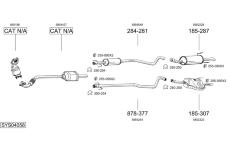 Výfukový systém BOSAL SYS04058