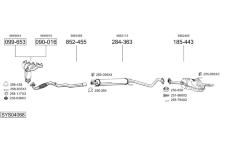 Výfukový systém BOSAL SYS04068