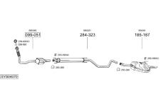 Výfukový systém BOSAL SYS04070