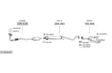 Výfukový systém BOSAL SYS04087