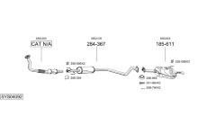 Výfukový systém BOSAL SYS04092
