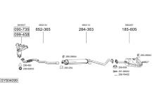 Výfukový systém BOSAL SYS04099