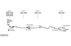 Výfukový systém BOSAL SYS04100