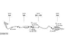 Výfukový systém BOSAL SYS04170