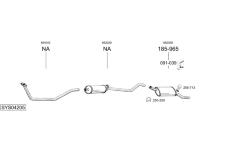 Výfukový systém BOSAL SYS04205