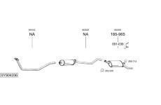 Výfukový systém BOSAL SYS04206