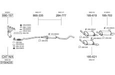 Výfukový systém BOSAL SYS04235