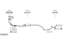Výfukový systém BOSAL SYS04240
