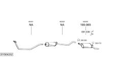 Výfukový systém BOSAL SYS04252