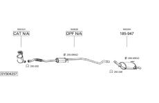 Výfukový systém BOSAL SYS04257