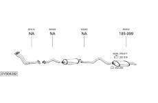 Výfukový systém BOSAL SYS04282
