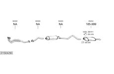 Výfukový systém BOSAL SYS04290