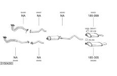 Výfukový systém BOSAL SYS04293