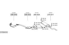 Výfukový systém BOSAL SYS04333