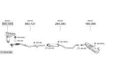 Výfukový systém BOSAL SYS04386