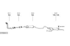 Výfukový systém BOSAL SYS04412