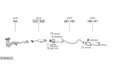 Výfukový systém BOSAL SYS04419