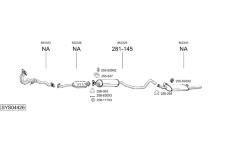 Výfukový systém BOSAL SYS04426