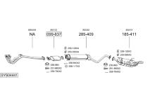 Výfukový systém BOSAL SYS04441