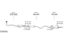 Výfukový systém BOSAL SYS04444
