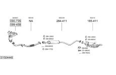 Výfukový systém BOSAL SYS04448