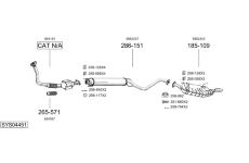 Výfukový systém BOSAL SYS04451