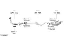 Výfukový systém BOSAL SYS04452