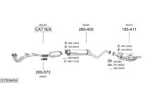Výfukový systém BOSAL SYS04454
