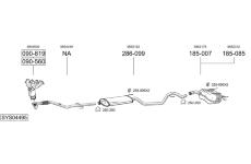 Výfukový systém BOSAL SYS04495